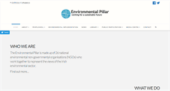 Desktop Screenshot of environmentalpillar.ie
